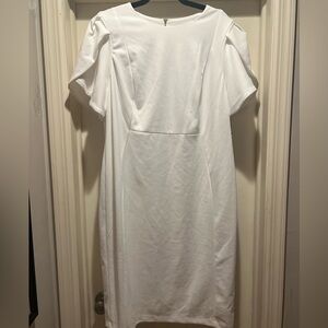 Calvin Klein Classic White Midi Dress